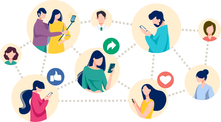 ユーザー同士でコミュニケーションが取れる